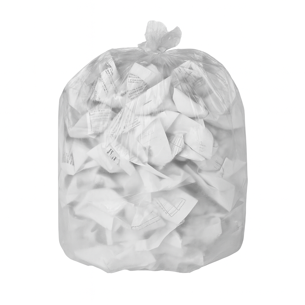 Clear Garbage Bags - Regular - 22