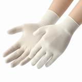 Latex Examination Gloves - Powder-Free - White - Large - product hero