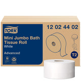 Toilet Tissue - Tork® Mini Jumbo Rolls - 2Ply x 7.36" - 12 Rolls / Case