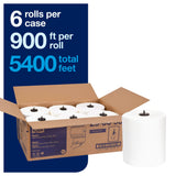 Paper Towels - Tork Matic® - H1 Soft Hand Towel Rolls - White - 6 Rolls / Case