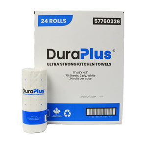 Kitchen Paper Towels - DuraPlus® Professional - 2Ply - 70 Sheets - 24 Rolls / Case - *SPECIAL OFFER*