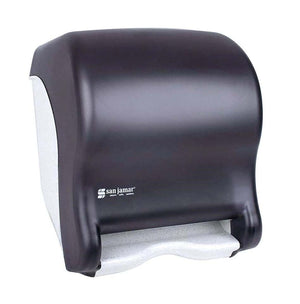 Roll Paper Towel Dispenser - San Jamar Tear-N-Dry Hands Free - Powered