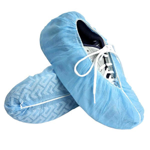Shoe Covers - Slip Resistant - 16" - Blue - 1,000 / Case