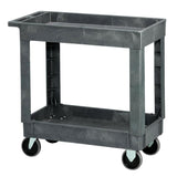 Utility Shelf Cart - Heavy Duty - 18" x 34" - 2 Shelf - Easy Assembly