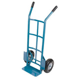 Steel Hand Truck - Heavy Duty -  10" Pnuematic Wheels - Dual Handle