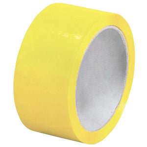 Coloured Packaging Tape - Yellow - 48mm x 100m - 48 Rolls / Case
