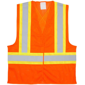 Safety Vest - Class 2 - CSA Compliant - Orange - X-Large - 2 / Pack