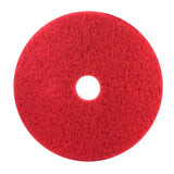 Floor Pads - 20" - Red Buffing Pads - 5 / Case