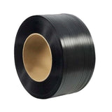 Polypropylene Strapping - Hand Grade - 1/2" x 9,000' - 300lb - 8" x 8" Core - Black