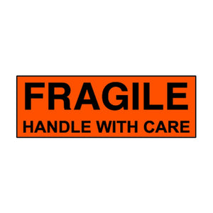 Shipping Labels - Fragile Handle With Care - 2" x 5" - 500 / Roll