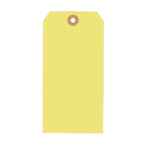 Shipping Tags - #5 - 4 3/4 x 2 3/8"  - Yellow - 1,000 / Box