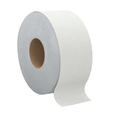 Jumbo Bath Tissue - Standard JRT Rolls - 2Ply x 600' - 8 Rolls / Case