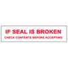 Printed Tape - If Seal Is Broken - 48mm x 66m - 48 Rolls / Case