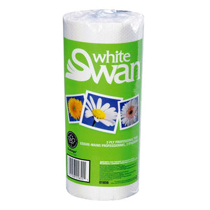 Kitchen Paper Towels - White Swan® - 2Ply - 90 Sheets - 24 Rolls / Case