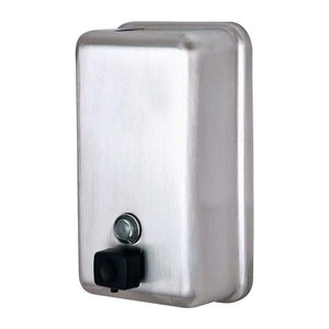 Liquid Soap Dispenser - Stainless Steel - Push Style - 40 oz Capacity