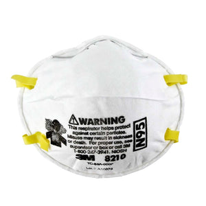 Industrial Respirators Without Valve - 3M 8210 - N95 - 20 / Box
