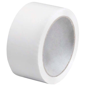 Coloured Packaging Tape - White - 48mm x 100m - 48 Rolls / Case