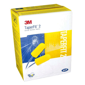 Earplugs - 3M E-A-R Taperfit 2 - Foam - Corded - 200 / Box
