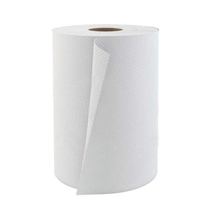 Roll Paper Towels - White - 8" x 425' - 12 Rolls / Case